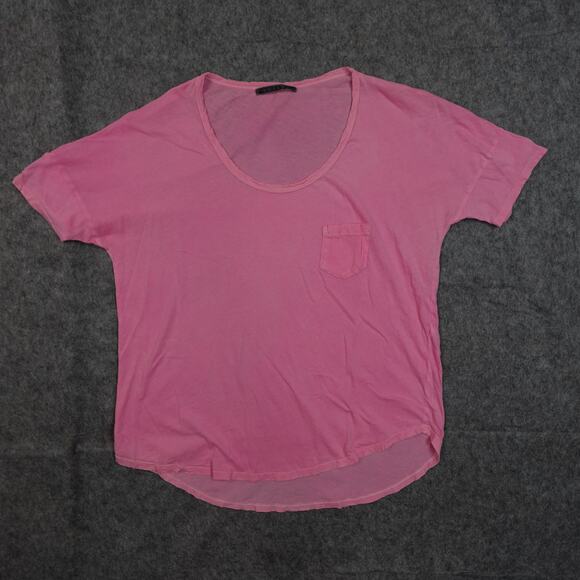 Velvet Graham Spencer Top Womens Small/Medium? Pink Tee T-Shirt Short Sleeve - Picture 1 of 9